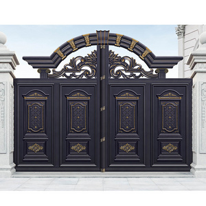 New Design Sliding Door Iron High Quality House Main Gate Colors Designs Simple Catalogue for Homes with Remote Control