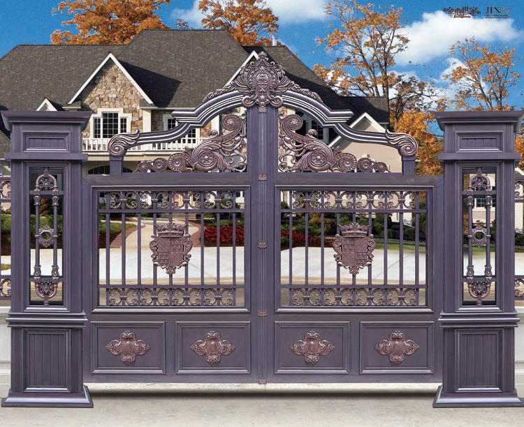 Luxury Gate Pillar Design for Villa Garden