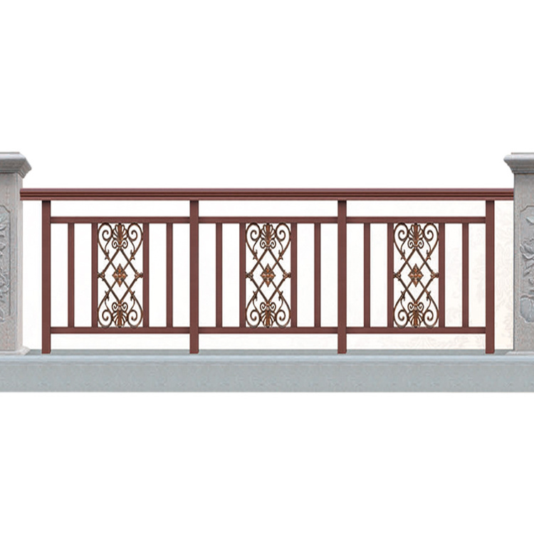 Custom Aluminum Grill Balcony Railing Glass Stainless Steel Railing Glass Fence Balcony Railing