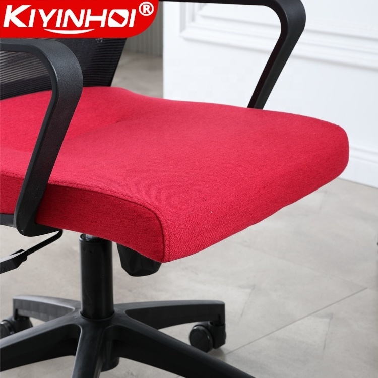 modern office room Ergonomic dining plastic arm rocking lounge chair metal leg swivel relaxing gaming computer fabric mesh stool