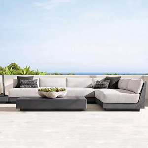 Hot Selling Outdoor Sofa Set Hotel Villa Garden Aluminum Furniture Patio Outdoor Sofa