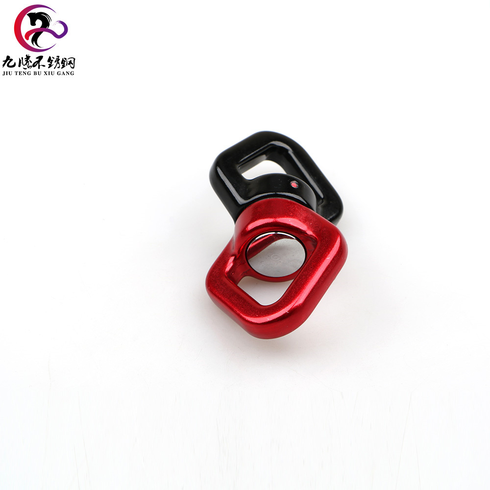 30kn Aluminum Eye Carabiner Rotational Rope Aerial Silks Dance Swing Hammock Climbing Connector Yoga Vitality Swing Swivels