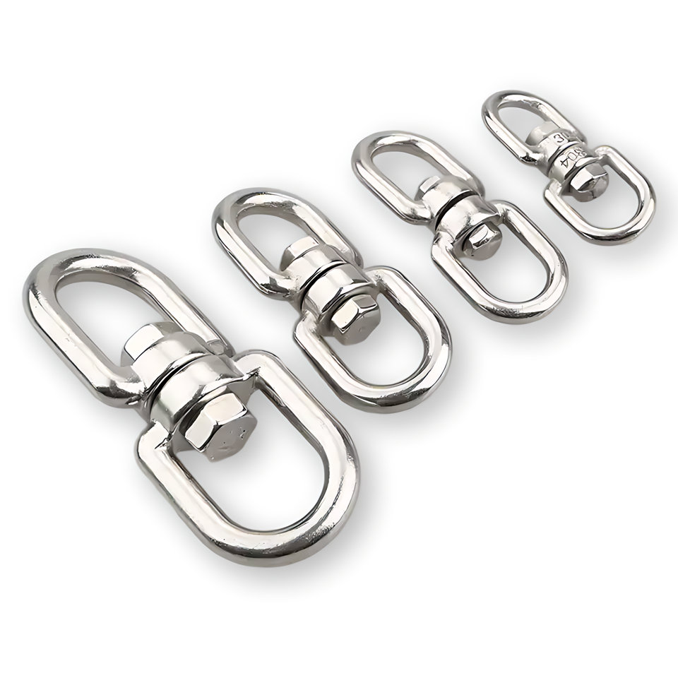 High quality Stainless Steel Swivel Eye Hook Ring Hanging Swivel Eye And Eye Link Swing Swivel