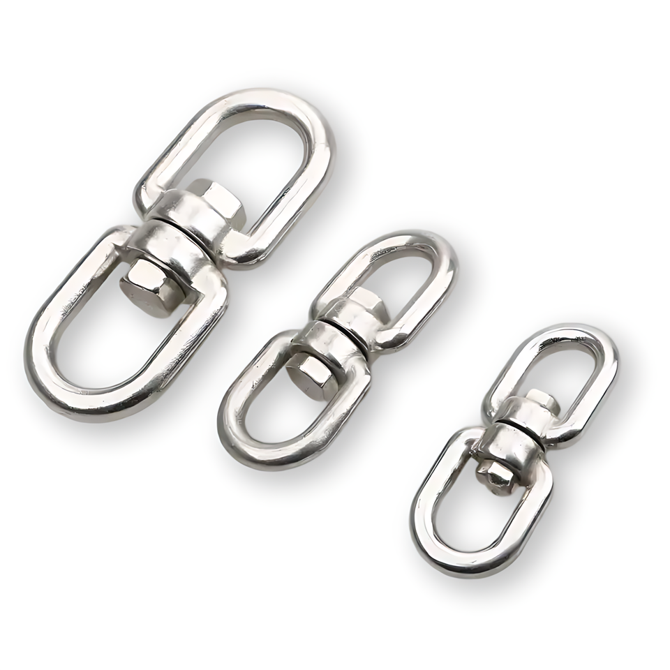 High quality Stainless Steel Swivel Eye Hook Ring Hanging Swivel Eye And Eye Link Swing Swivel