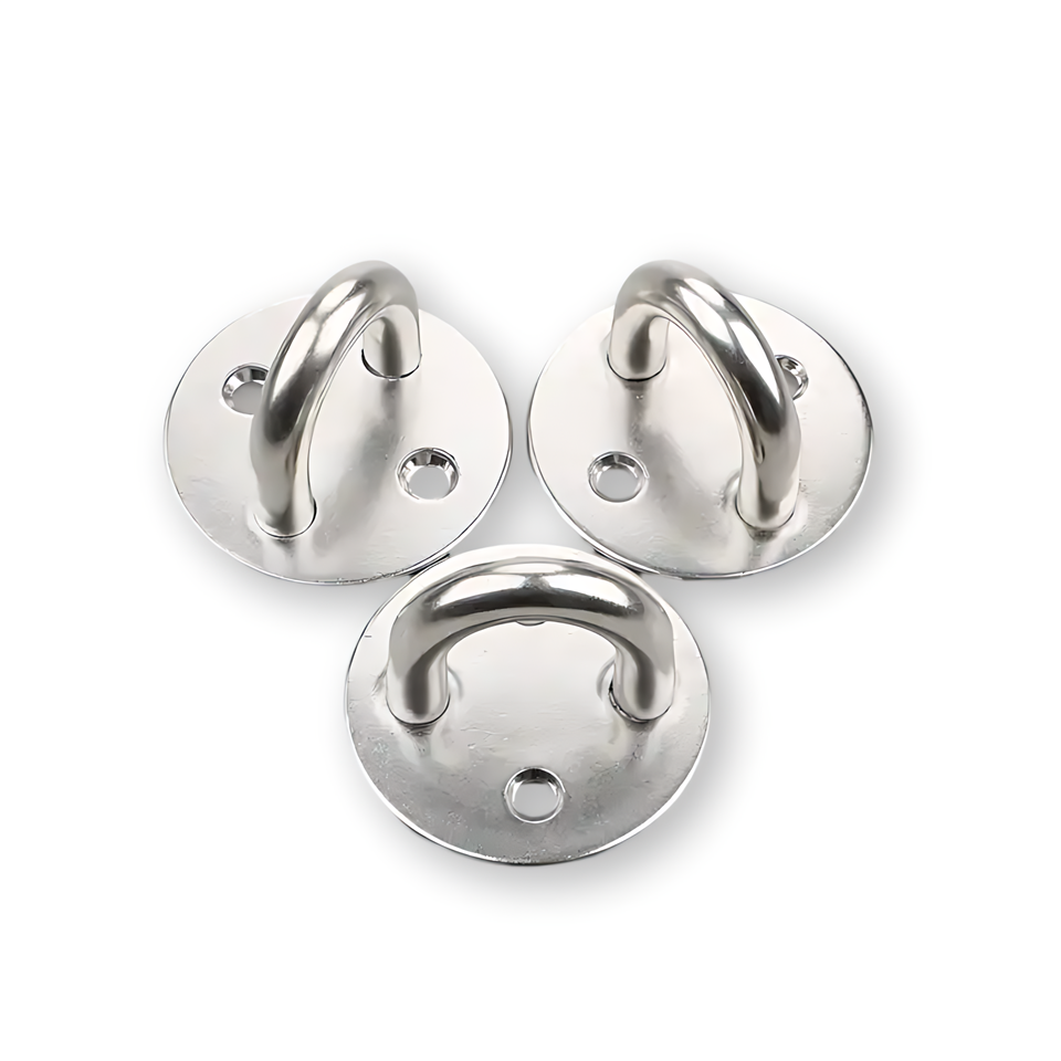 High Quality Marine Ringing Hardware 304/316 Stainless Steel Pad Round Circle Eye Hook Plate