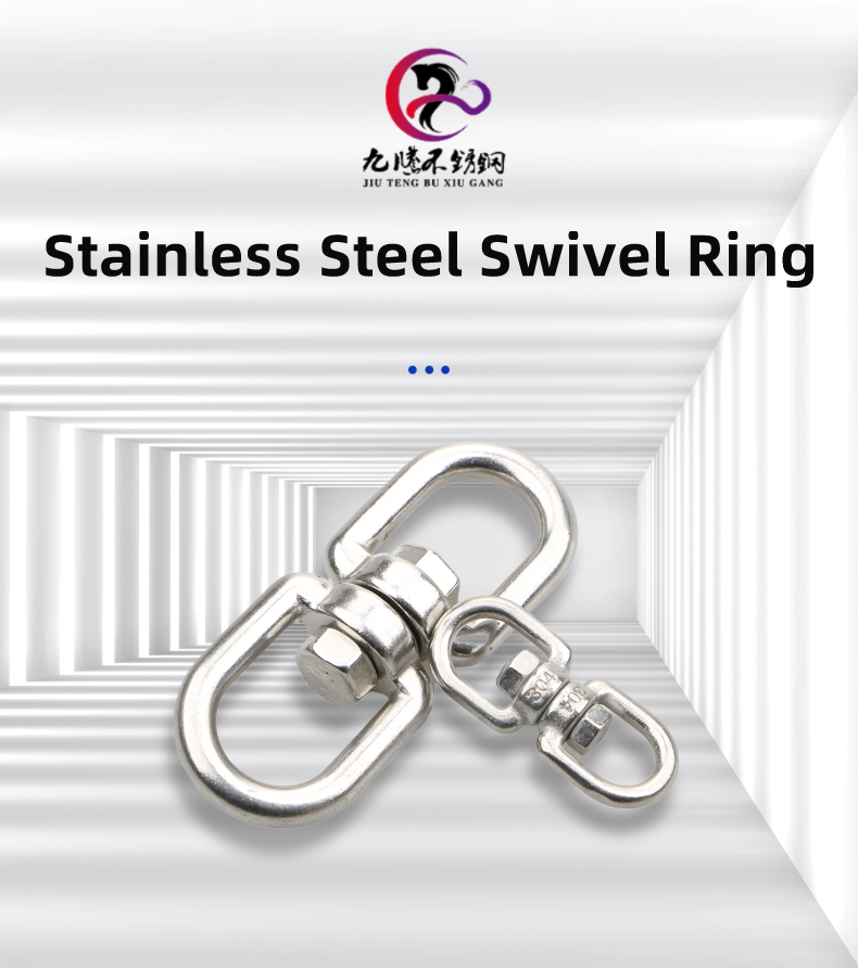 European Type Manufacturing Stainless Steel Aisi 304 Or 316 Swivel Eye Hook Link Swing  Eye And Eye Swivel