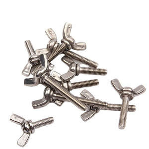 304 stainless steel butterfly screw butterfly bolt ingot claw screw butterfly hand screw snap nut and bolts