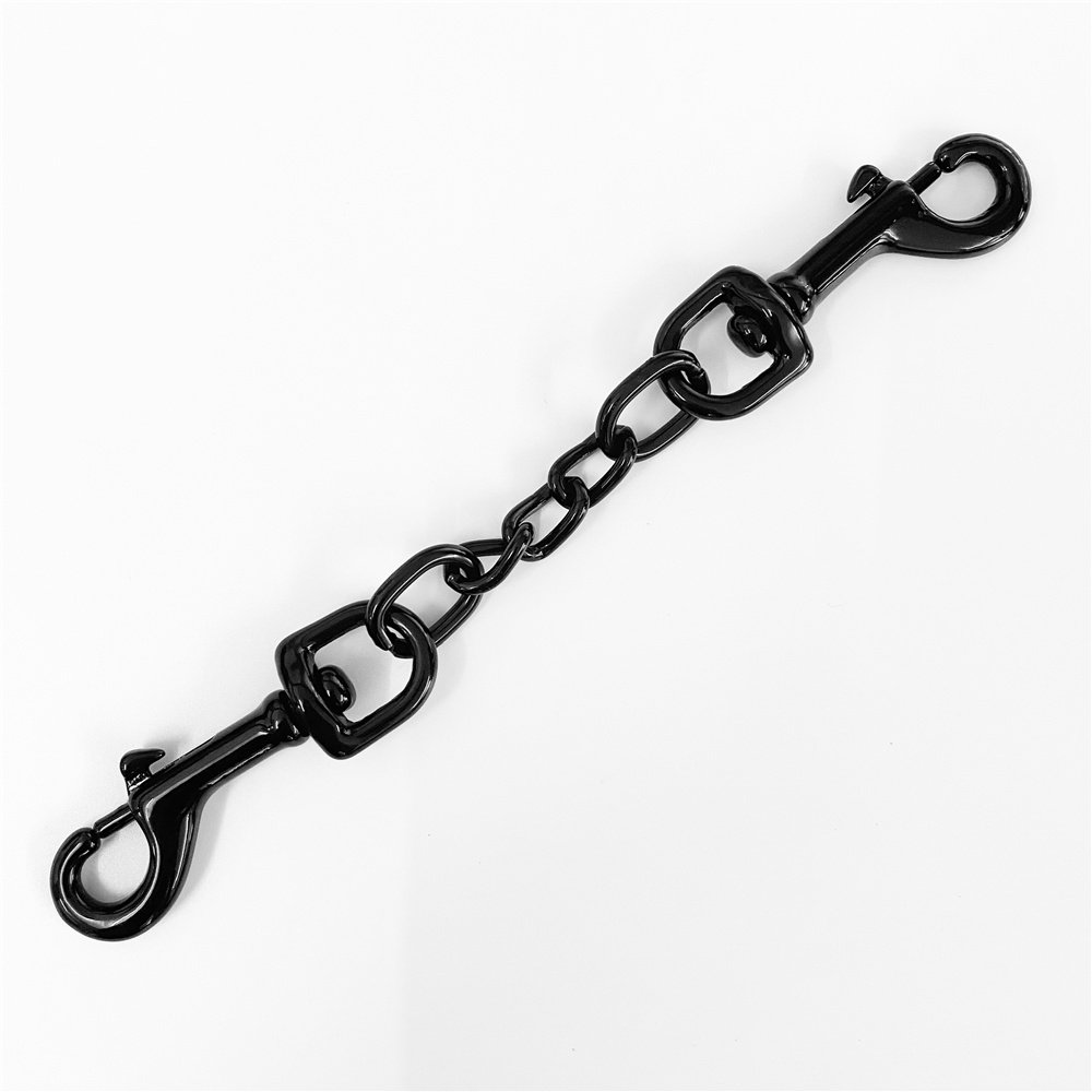 Factory Custom Zinc Alloy Eye Bolt Snap Swivel Hook Single Ended Bolt Clip  Black Swivel Snap Hook For Dogs Leahes