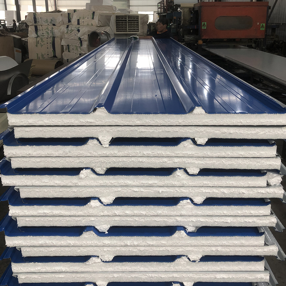 3d eps fireproof styrofoam sheet metal wall sandwich panel roof panels insulated eps sandwich