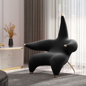 Animal pie star shape leisure chair lazy single chair designer living room single sofa chair