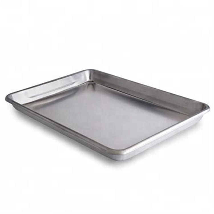 Food grade oven tray baking pan for kitchen outdoor camping baking dishes pan sheet 304 stainless steel baking tray