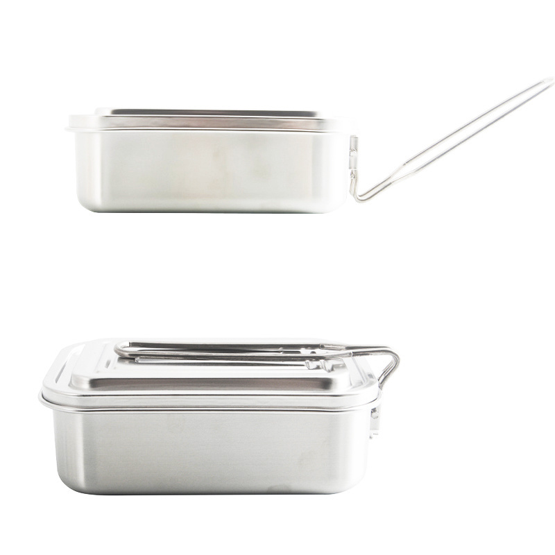 Stainless Steel Leakproof Thermal Insulation Lunch box Bento Box for Outdoor Camping Picnic