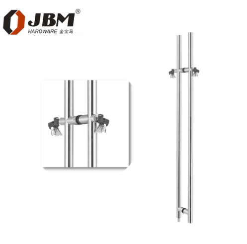 Various Styles Entrance Door Lock Handle Square Round Tube Door Lock Handle Sets Security Door Window Long Lock Handle