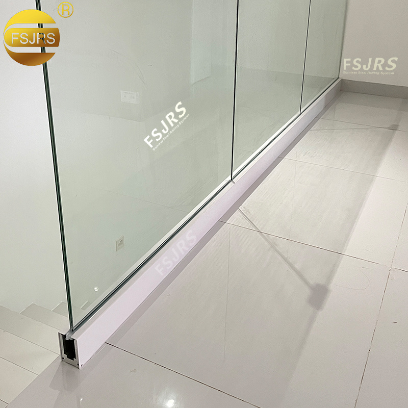 Aluminum U Channel Aluminum Profile For Frameless Glass Railing