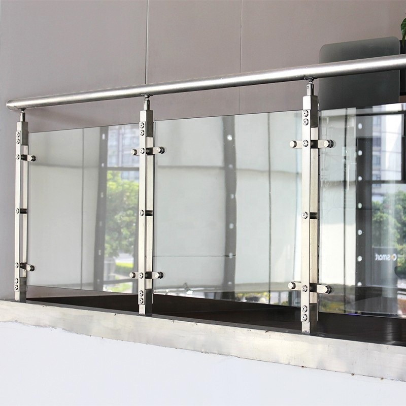 Tempered Glass Handrail Interior Guardrail Balustrades And Handrails