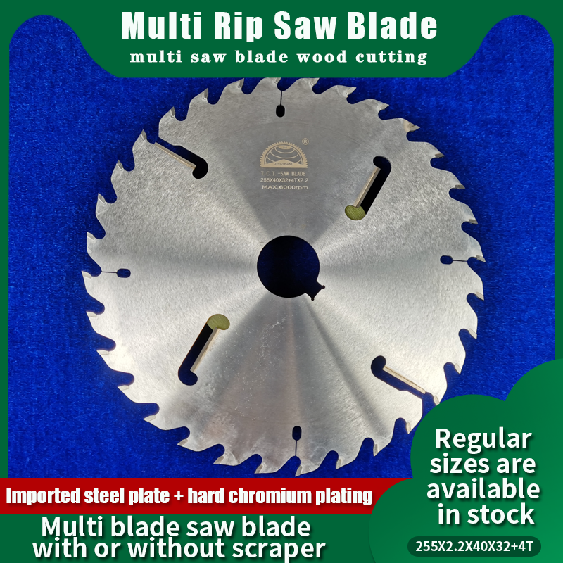 405mm 455mm 500mm Wood Cutting Round Log Multi Rip Saw Blade