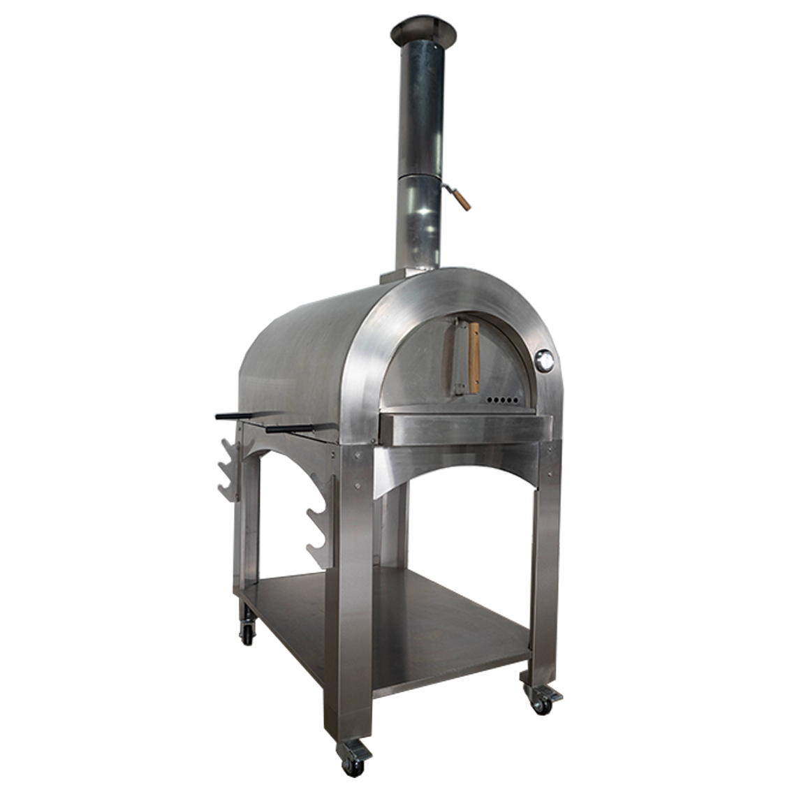 Wood Fired Stainless Steel Outdoor Pizza Oven BBQ