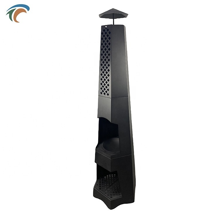 Outdoor Furniture Patio Heater Fire Pit With Chimney