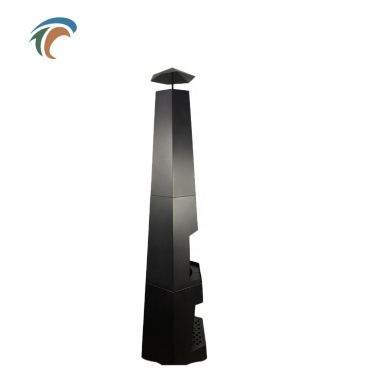 Outdoor Furniture Patio Heater Fire Pit With Chimney