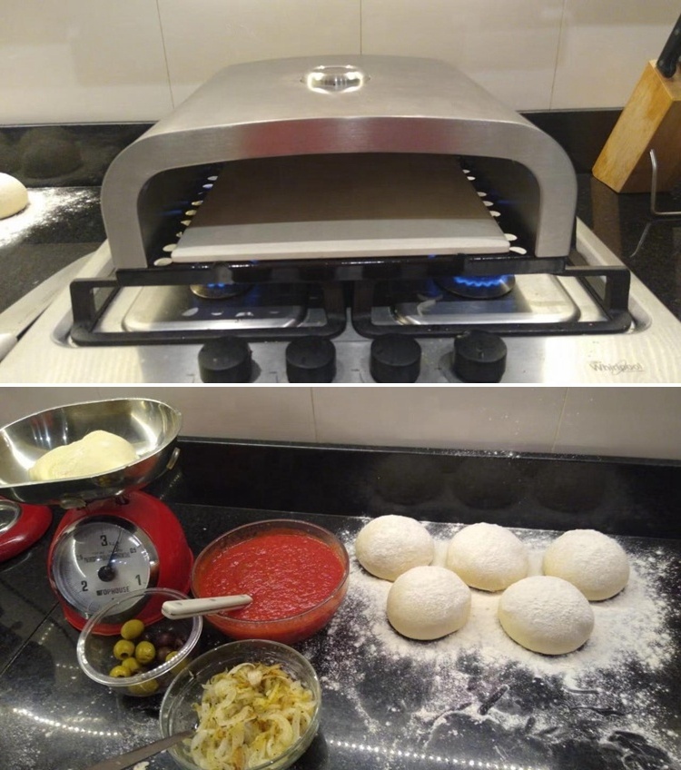 Home and camping  Selling Hot Mini Pizza Oven Portable Stone Fire Pizza Oven Wood Fired Pizza Oven