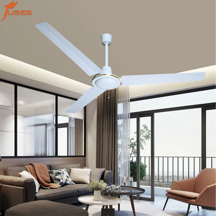 56 inch white luxions ceiling fan design high quality Juber ceiling fan control switch  dc motor ceiling fan manufacturer