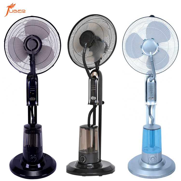 wholesales remote control 16 inch ultrasonic humidifier air indoor outdoor  spray cooling water mist fan