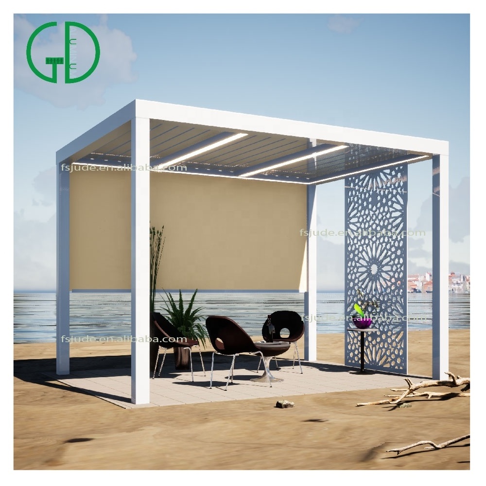 GD Doctor Garden used pergola for sale louvered roof pergola kits 6X3 awning retractable bioclimatic pergolas de aluminio