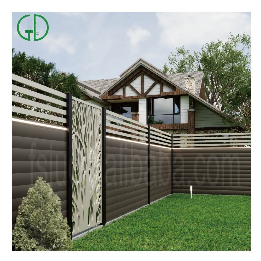 GD fence aluminium balcony profile piquet cloture occasion cloture de jardin en aluminium grillage haut 3m zaun sichtschutz