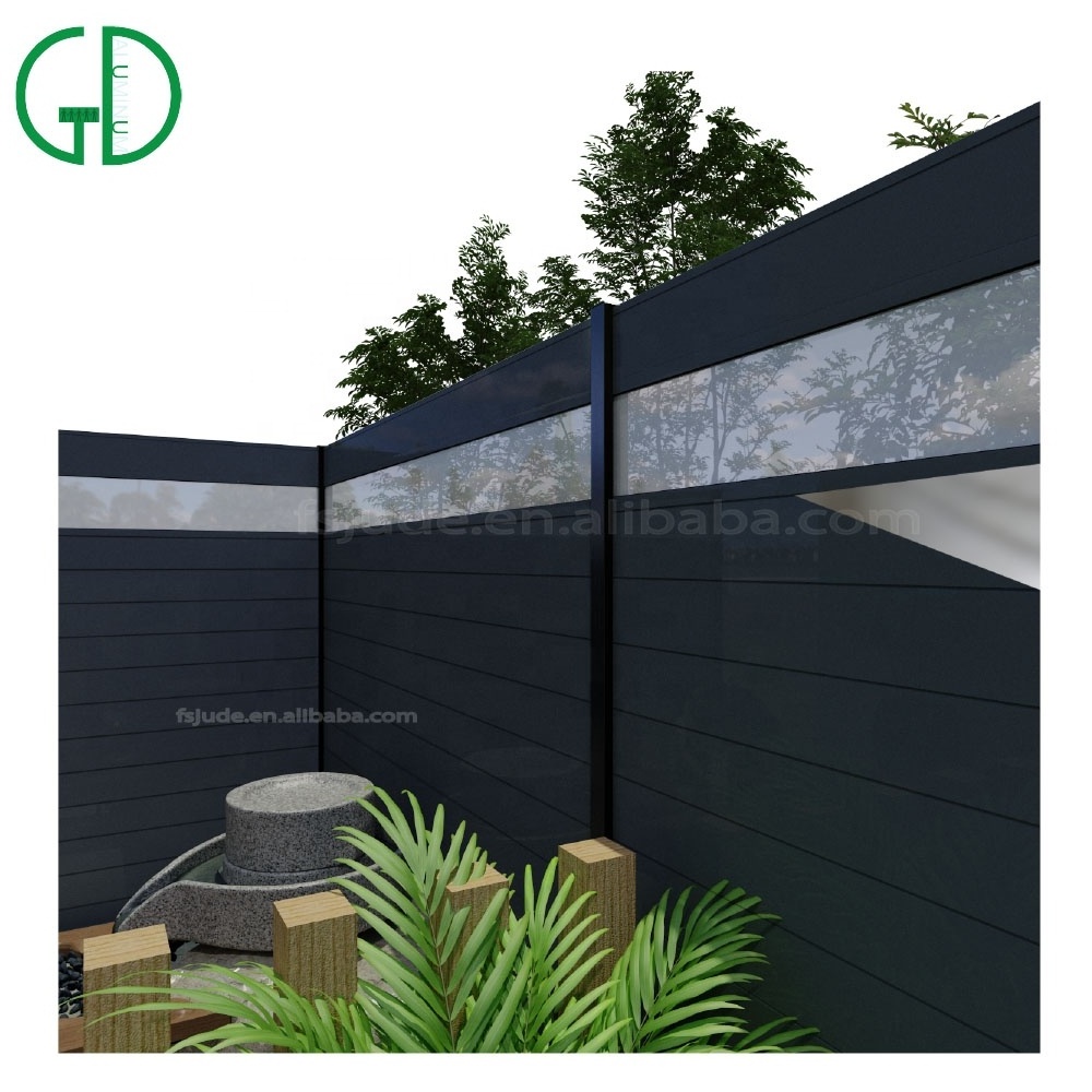 GD aluminium fence garden decorative metal wall laser cut privacy fencing panel