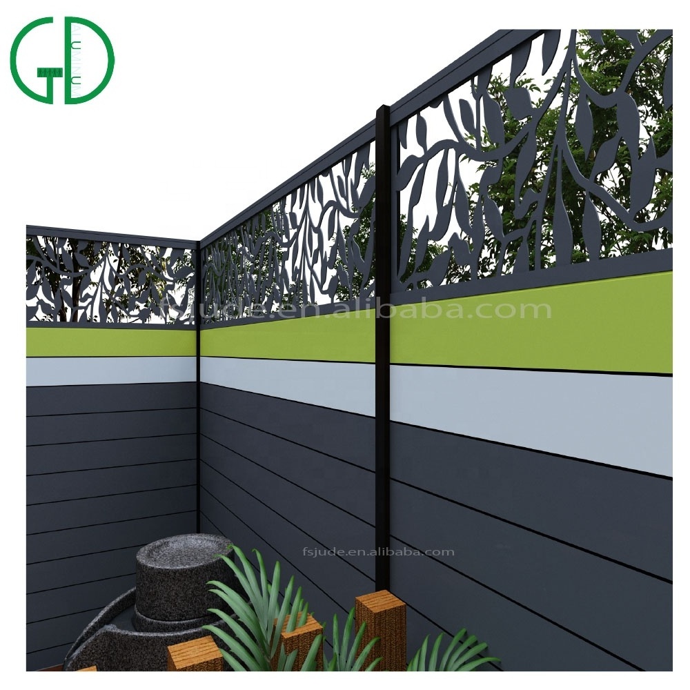 GD aluminium art cercas de jardin para casas jardin aluminio australia canada temporary art clearvu exterior fence price system