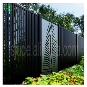 GD high end commercial panels private factory directly supply garden extruded aluminum fence panels wholesale