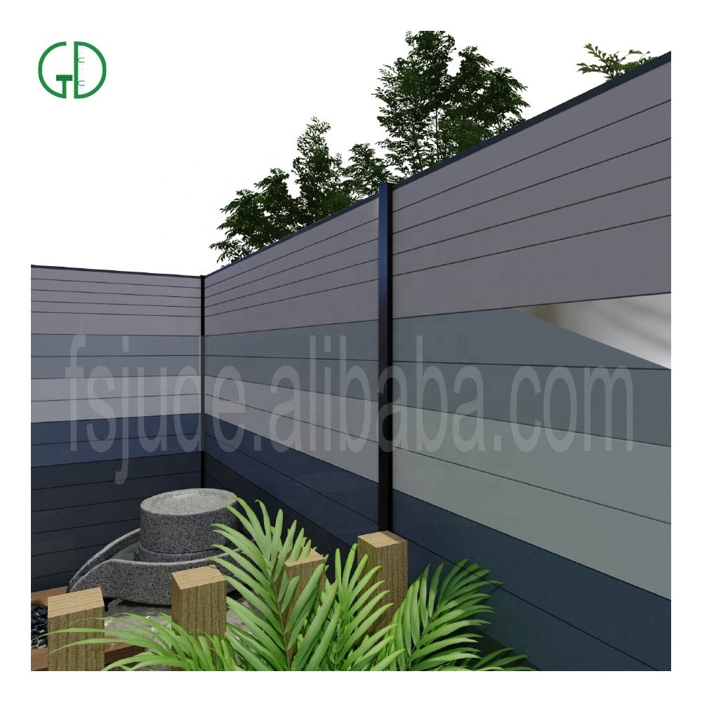 GD aluminum slat fence vertical picket blade philippines profile r 30x30 wholesale panels aluminum fence design