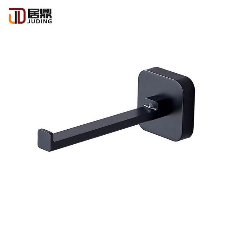 Newest Matt Black Hotel Washroom Wall Mounted Bathroom Accessories Set Hardware Set