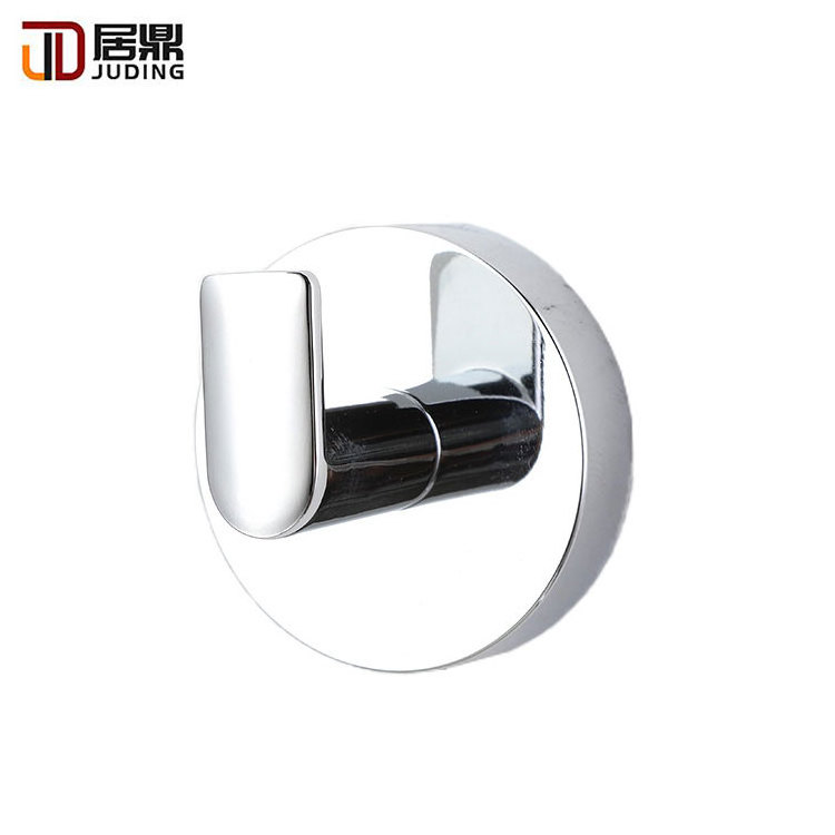 Customized Modern zinc-alloyed Bathroom Wall Mounted Towel Hook Single Hook