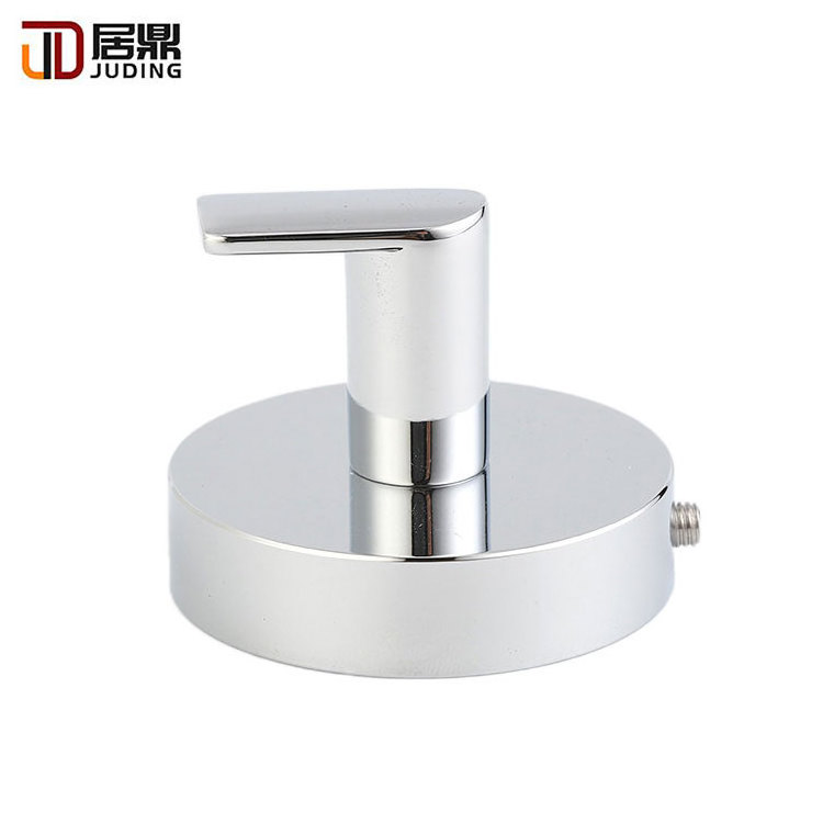 Customized Modern zinc-alloyed Bathroom Wall Mounted Towel Hook Single Hook