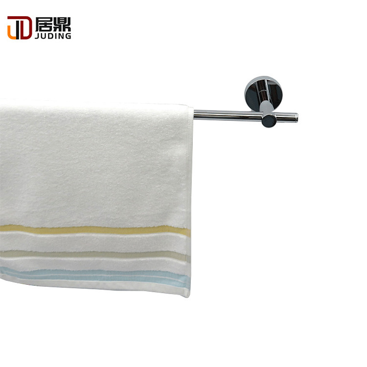 Bathroom Accessories Chrome Finished Zinc-alloy Towel Hanging Rod Towel Rack