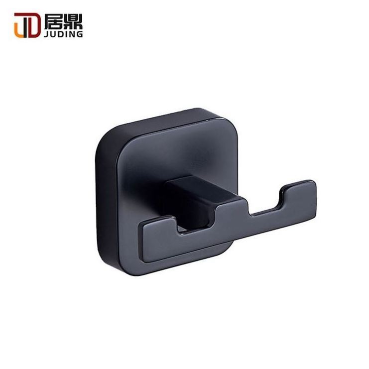 Newest Matt Black Hotel Washroom Wall Mounted Bathroom Accessories Set Hardware Set