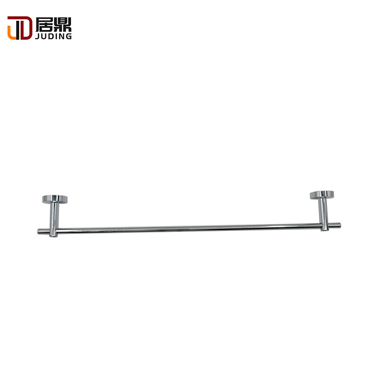 Bathroom Accessories Chrome Finished Zinc-alloy Towel Hanging Rod Towel Rack