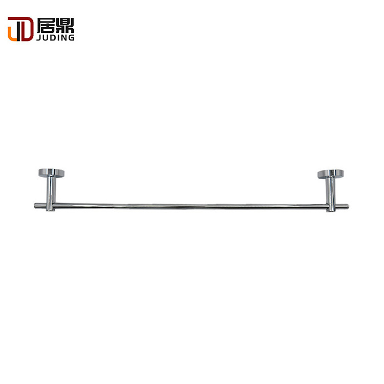 Bathroom Accessories Chrome Finished Zinc-alloy Towel Hanging Rod Towel Rack