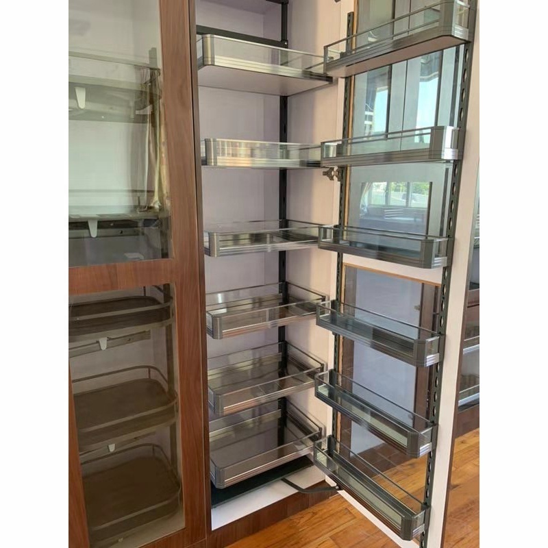 Kitchen Cabinet Storage Soft Close Wide Pull Out Tall Larder Unit Pantry organizer of CWH45B