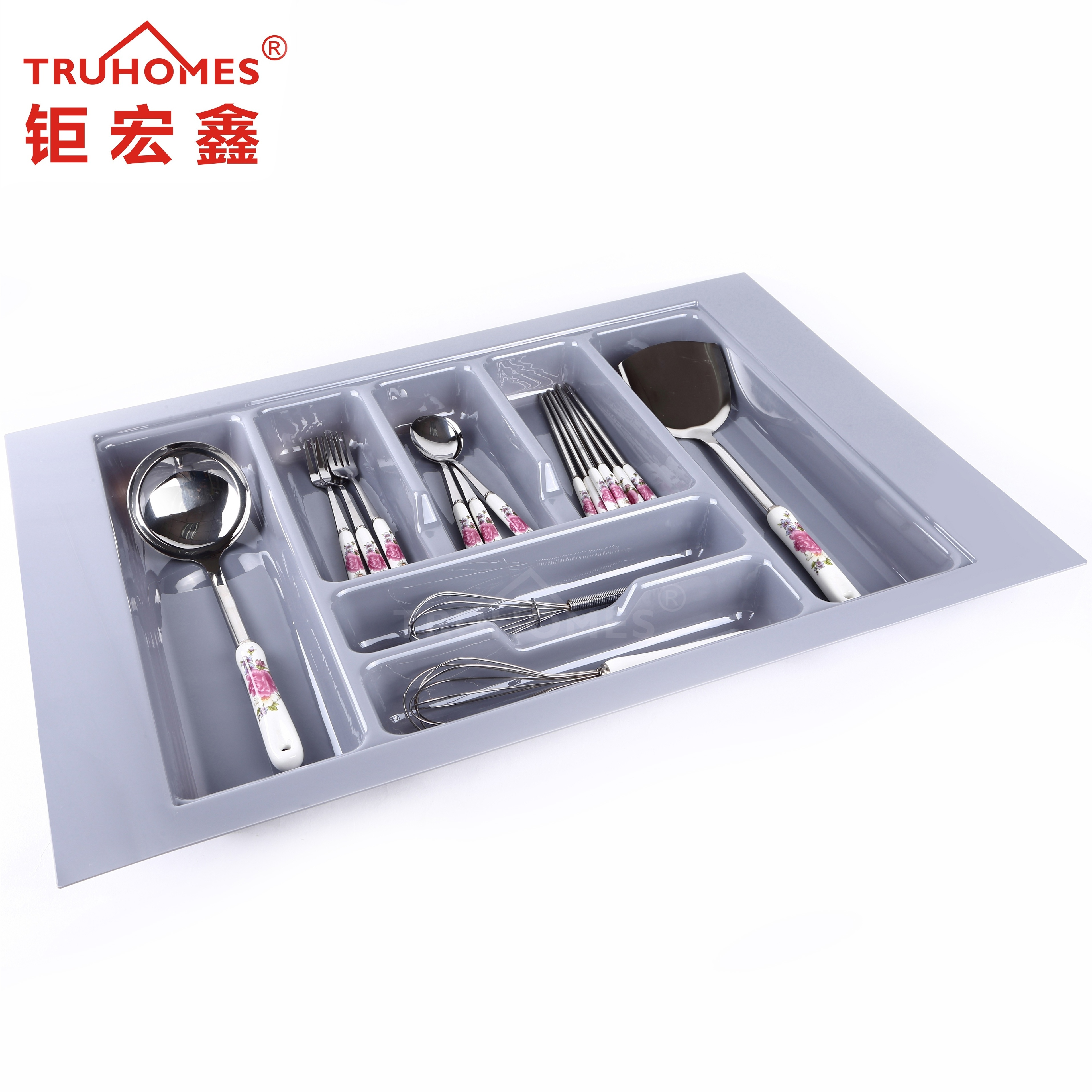 kitchen organization and storage cutlery tray drawer organizer for home use