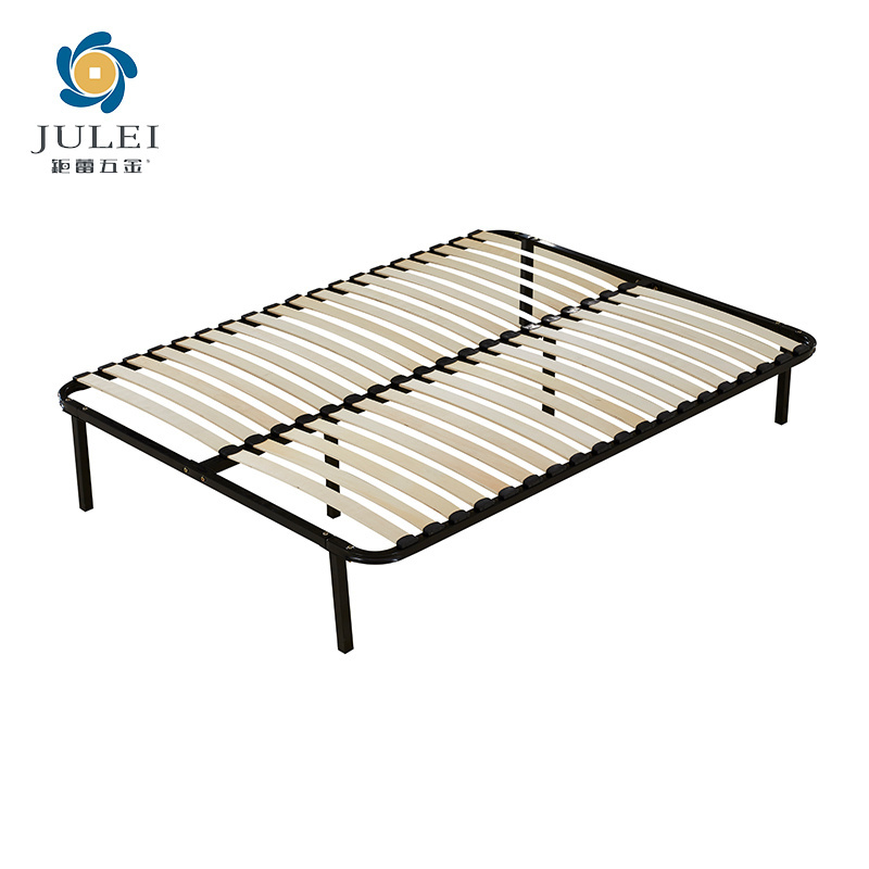 Latest New Arrival Iron Double/King Size acrylic canopy bed frame leather with storage furniture best selling folding king