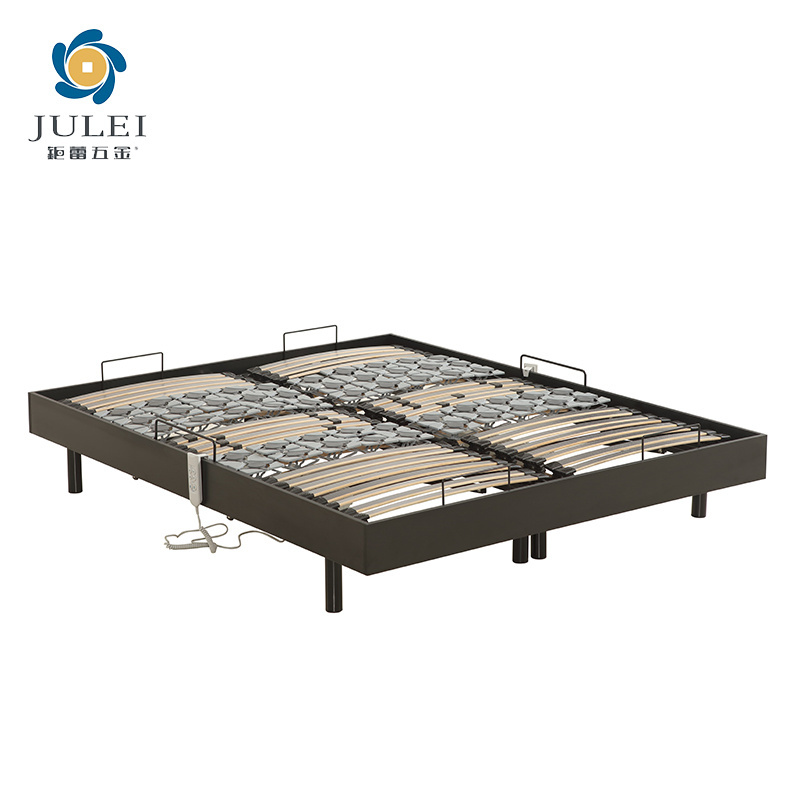 free design Hot Sale Okin Motor Parts Full Electric Bed Bedstead Wood Slat Beds