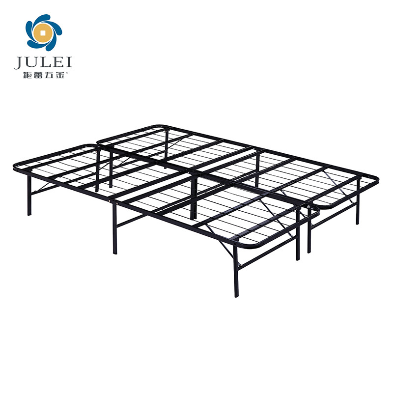 High Quality Floor Platform Frame Metal Bed With Metal Leg Double Bed King Size In Metal Frame