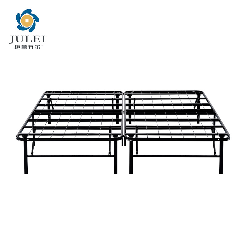 High Quality Floor Platform Frame Metal Bed With Metal Leg Double Bed King Size In Metal Frame