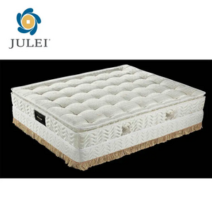 China manufacturer  smart mattress luxury hotels pillow top pocket spring bed high end mattresses