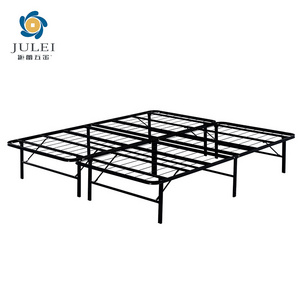 High Quality Floor Platform Frame Metal Bed With Metal Leg Double Bed King Size In Metal Frame