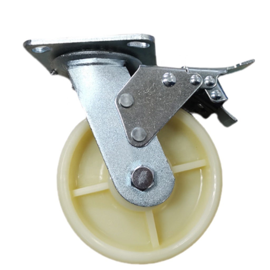 Universal Caster With Brake Caster Wheel 100mm Industrial Castor Wheel Heavy Duty Ball Caster