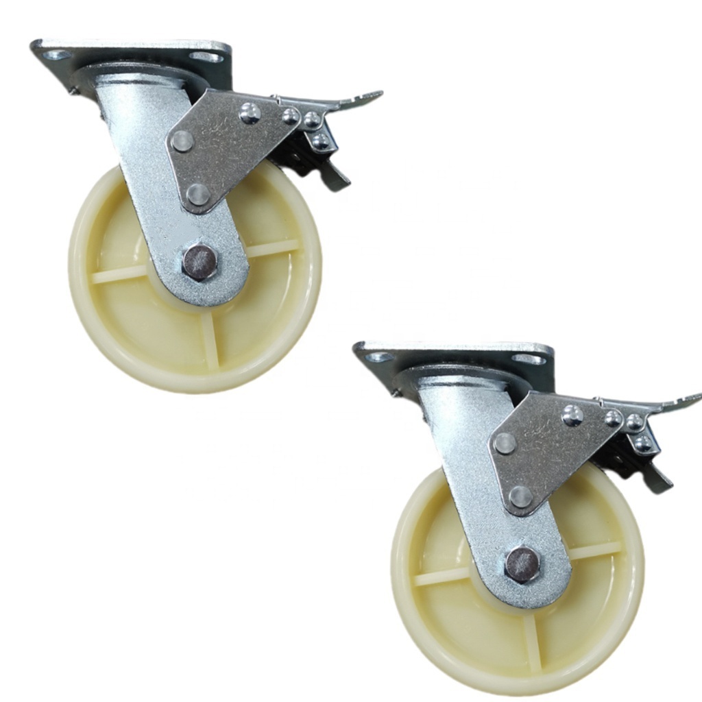 Universal Caster With Brake Caster Wheel 100mm Industrial Castor Wheel Heavy Duty Ball Caster