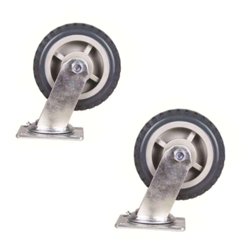 Manufacturers supply heavy duty beacon wheel thickened bracket large universal industrial castor trolley wheels